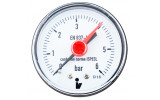 Manometer (tlakomer) d63mm 0-6 BAR ZADNÁ vývod 1/4" - voda, vzduch